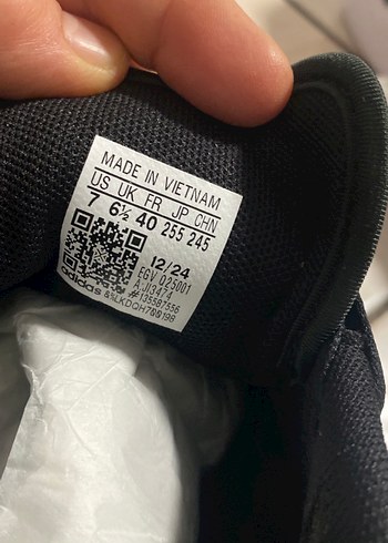 Adidas Siyah Beyaz Spor Ayakkabı - Görsel 8