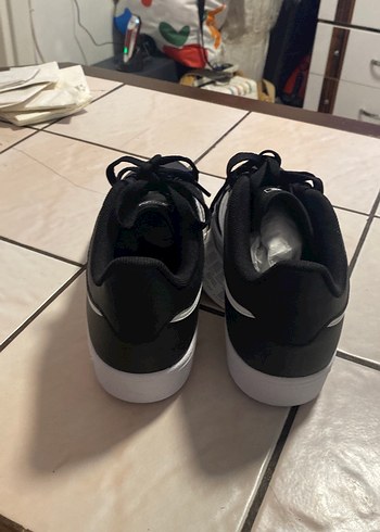 Adidas Siyah Beyaz Spor Ayakkabı - Görsel 5