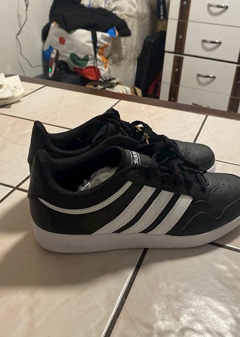 Adidas Siyah Beyaz Spor Ayakkabı - Görsel 4