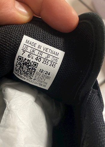 Adidas Siyah Beyaz Spor Ayakkabı - Görsel 9