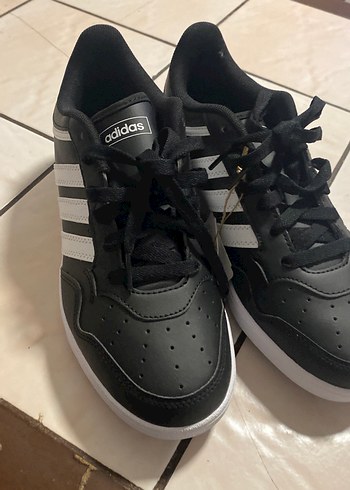 Adidas Siyah Beyaz Spor Ayakkabı - Görsel 7