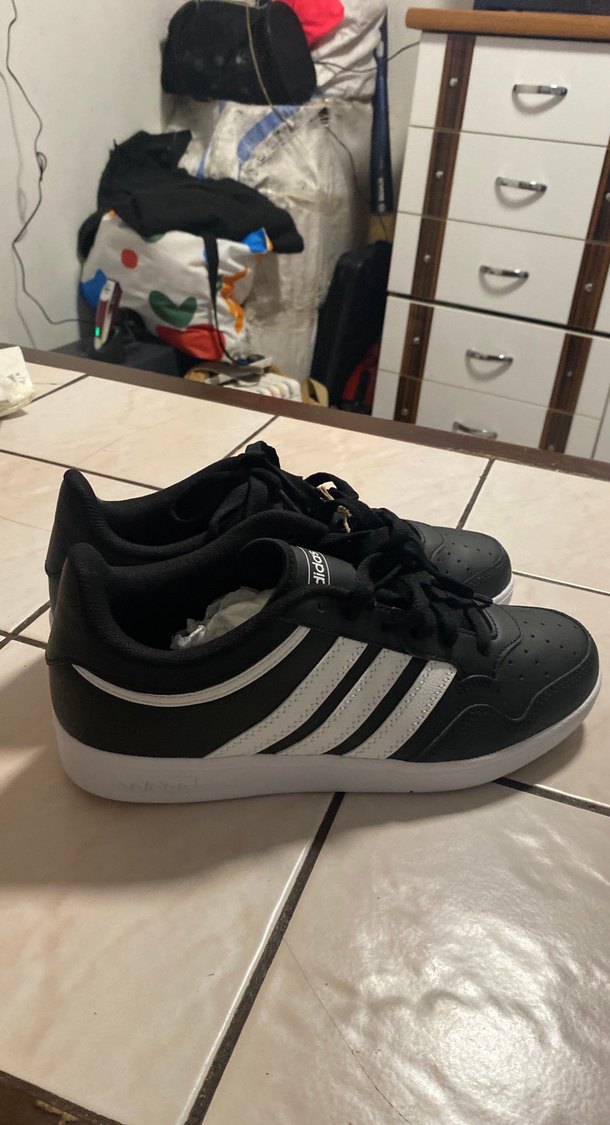 Adidas Siyah Beyaz Spor Ayakkabı - Görsel 3