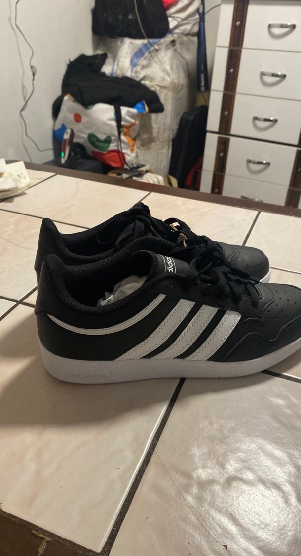 Adidas Siyah Beyaz Spor Ayakkabı - Görsel 4