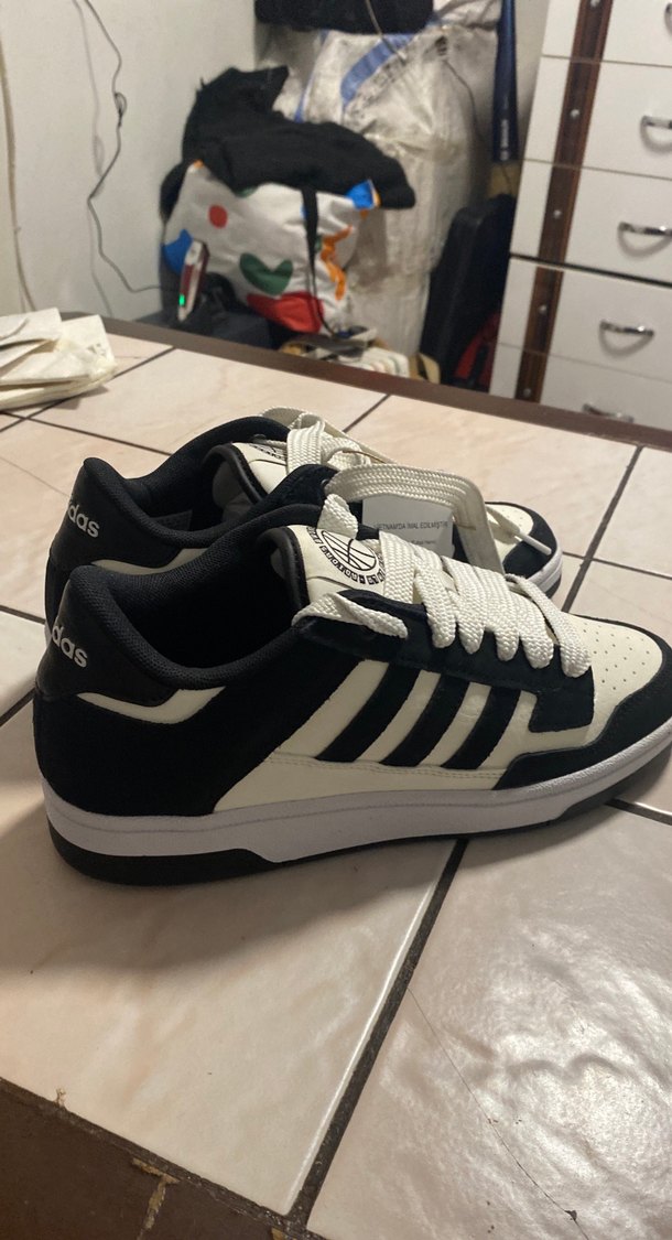 Kadın Siyah Beyaz Spor Ayakkabı - Görsel 4