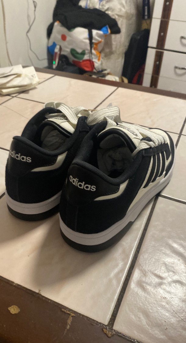 Kadın Siyah Beyaz Spor Ayakkabı - Görsel 5