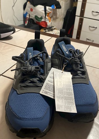 Erkek Lacivert Outdoor Spor Ayakkabı Velcro - Görsel 4