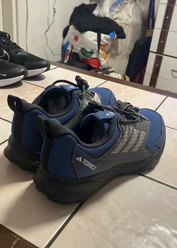 Erkek Lacivert Outdoor Spor Ayakkabı Velcro - Görsel 6