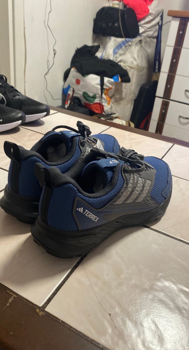 Erkek Lacivert Outdoor Spor Ayakkabı Velcro - Görsel 5