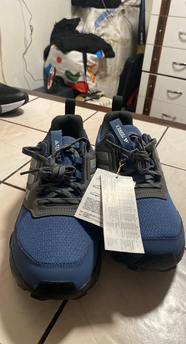 Erkek Lacivert Outdoor Spor Ayakkabı Velcro - Görsel 4