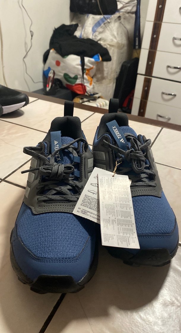 Erkek Lacivert Outdoor Spor Ayakkabı Velcro - Görsel 3