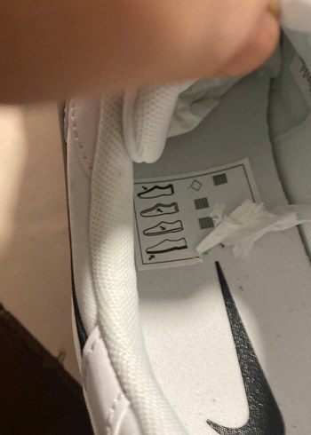 Nike Beyaz Basketbol Ayakkabısı Velcro Bantlı - Görsel 8