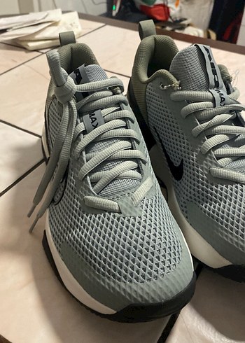 Gri Bağcıklı Spor Kadın Sneakers - Görsel 7