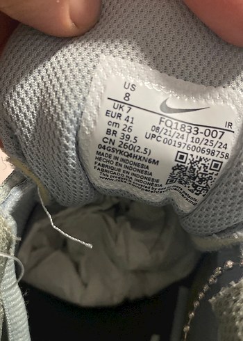 Gri Bağcıklı Spor Kadın Sneakers - Görsel 9