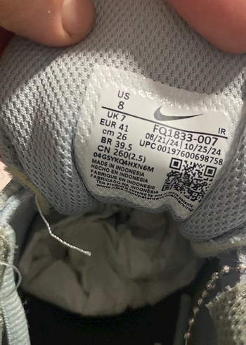 Gri Bağcıklı Spor Kadın Sneakers - Görsel 8