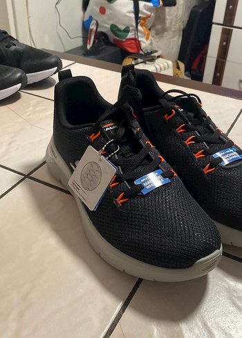 Siyah Erkek Spor Ayakkabı Bağcıkları - Görsel 2