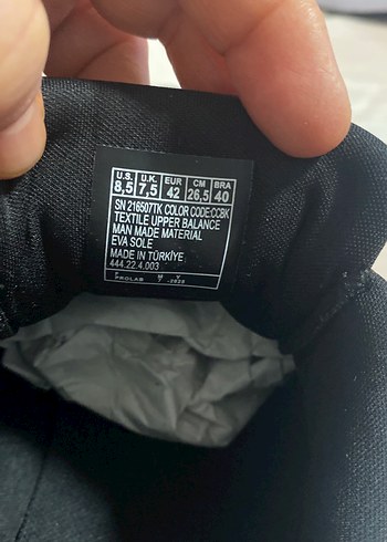 Siyah Erkek Spor Ayakkabı Bağcıkları - Görsel 7