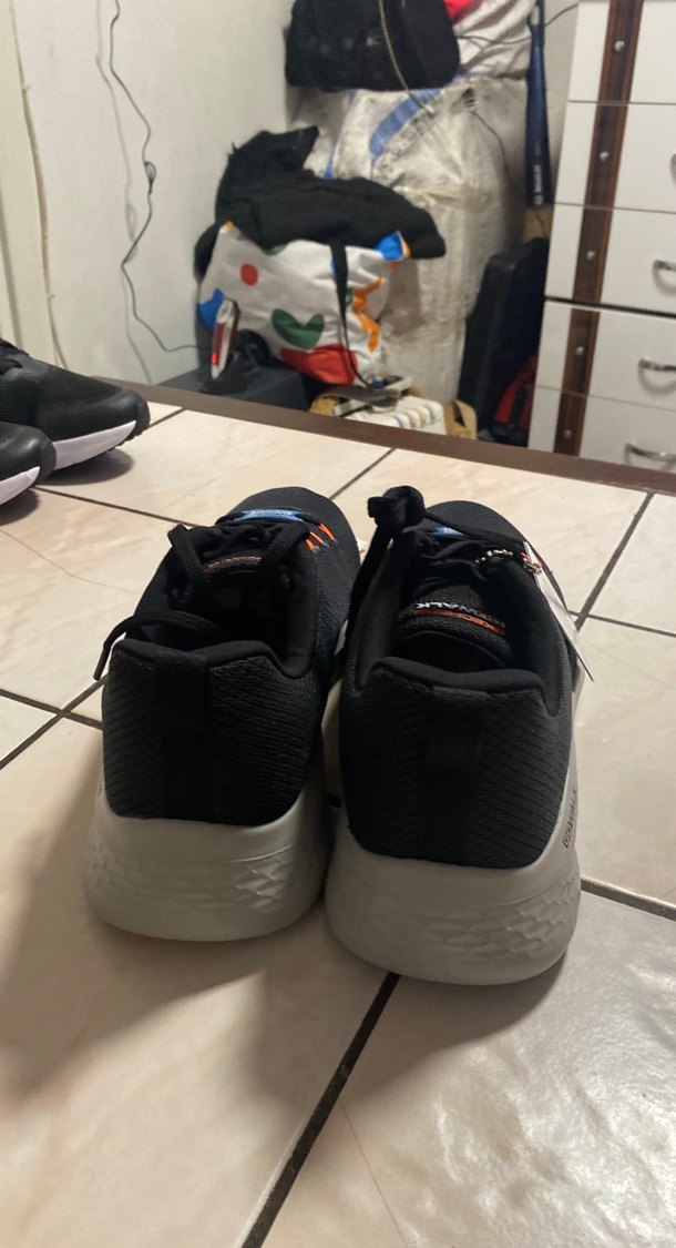 Siyah Erkek Spor Ayakkabı Bağcıkları - Görsel 5