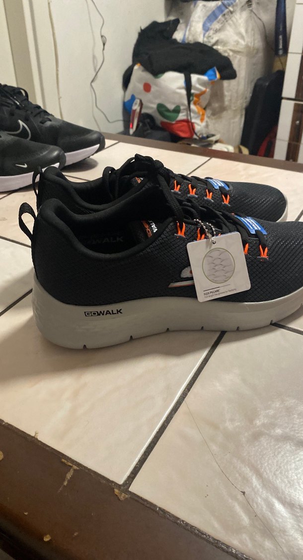 Siyah Erkek Spor Ayakkabı Bağcıkları - Görsel 4