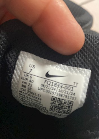 Siyah Bağcıklı Erkek Spor Ayakkabı - Görsel 6