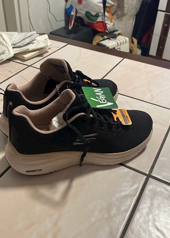 Skechers Siyah Vegan Kadın Spor Ayakkabı - Görsel 3