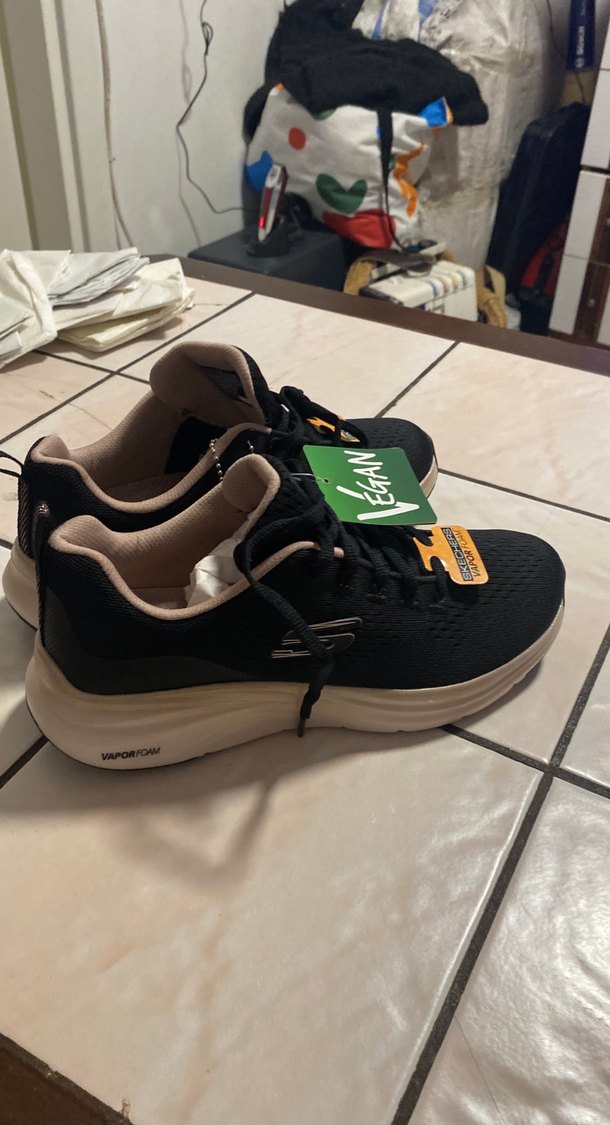 Skechers Siyah Vegan Kadın Spor Ayakkabı - Görsel 4