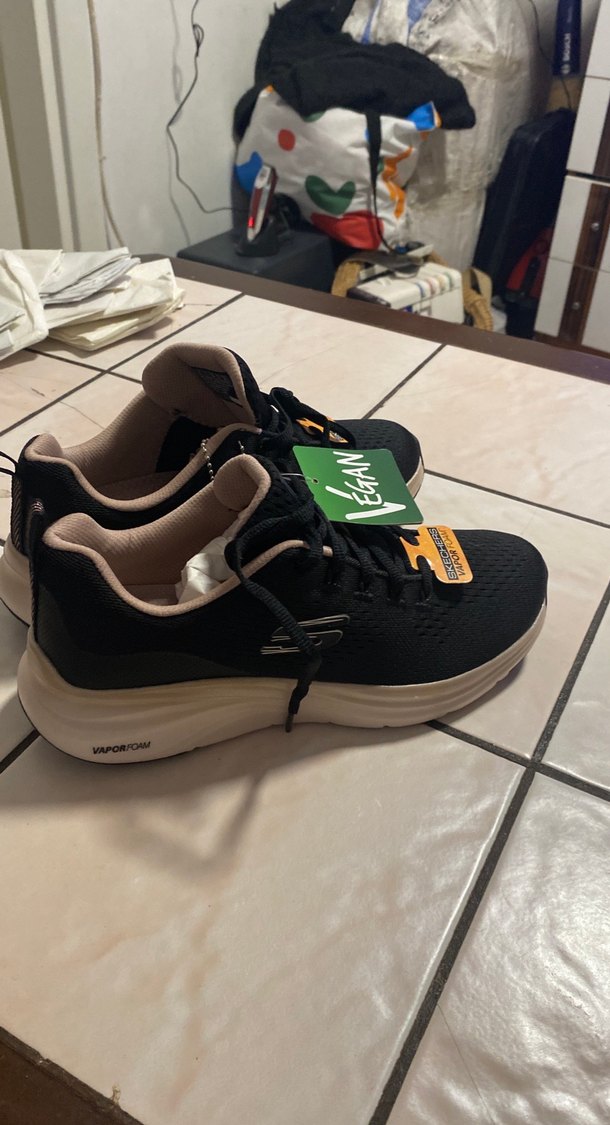 Skechers Siyah Vegan Kadın Spor Ayakkabı - Görsel 3