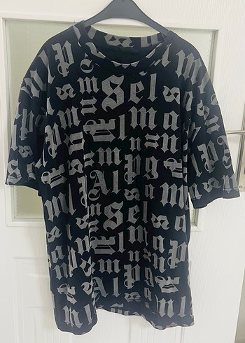 Siyah Baskılı Loose Fit Erkek Tişört