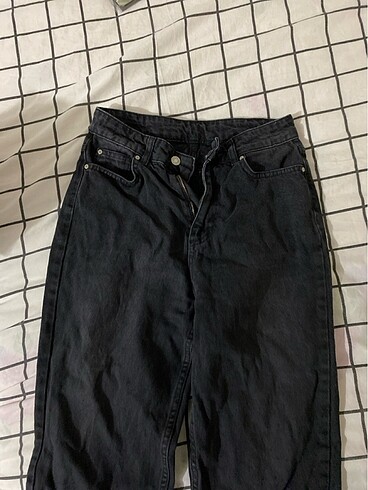 36 Beden Siyah Mom Jean