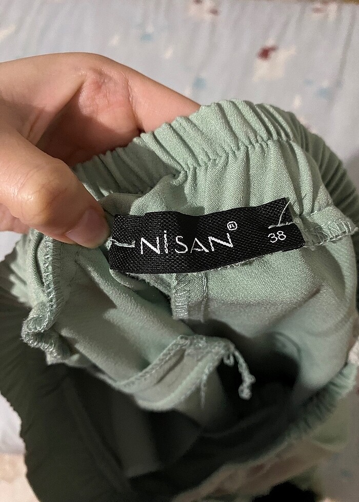 Su Yeşili Pantolon - Görsel 4