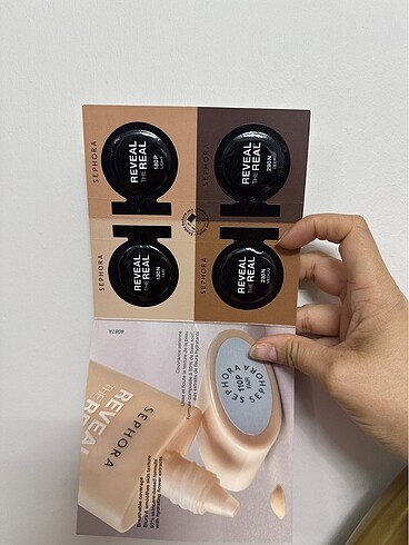  Beden Sephora fondoten tester