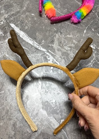 Renkli Çocuk Saç Bantları ve Toka Seti - Görsel 5