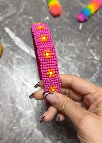 Renkli Çocuk Saç Bantları ve Toka Seti - Görsel 6