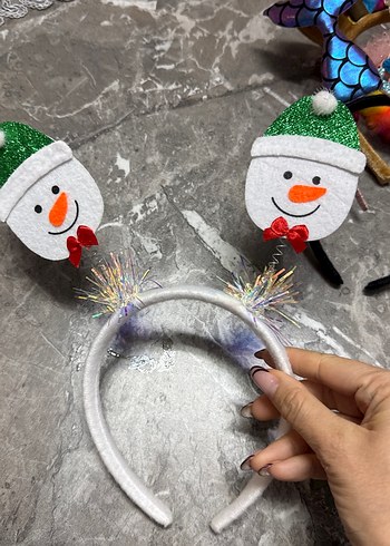 Renkli Çocuk Saç Bantları ve Toka Seti - Görsel 2