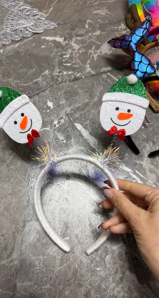 Renkli Çocuk Saç Bantları ve Toka Seti - Görsel 2