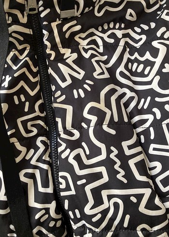l Beden siyah Renk Keith Haring Mont