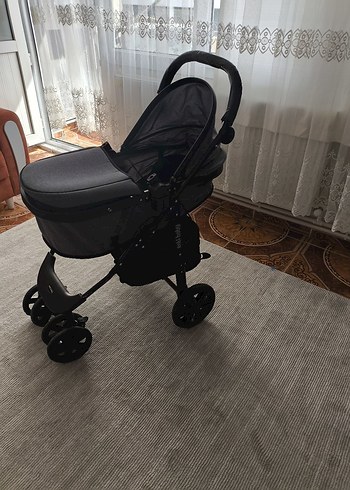 15-36 kg Beden Gri Bebek Arabası Katlanabilir ve Hafif beşik ana kucağı