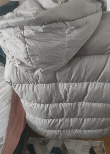 Gri Kadın Kışlık Midi Mont Yüksek Yakalı - Görsel 3