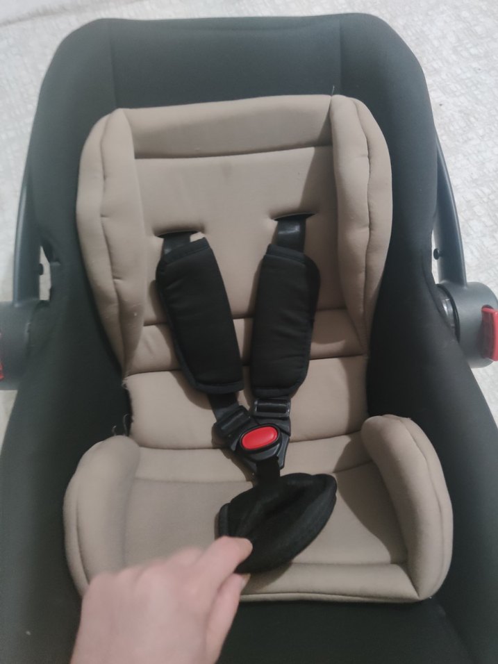 Koyu Kahverengi Bebek Oto Koltuğu - Görsel 4