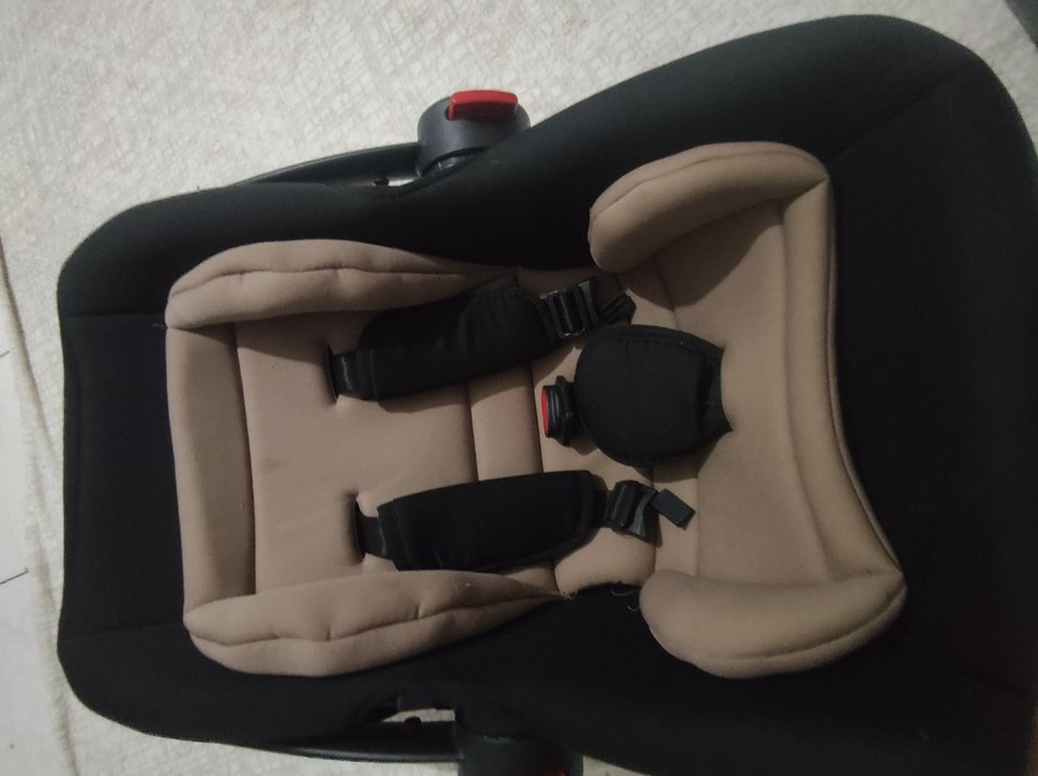 Koyu Kahverengi Bebek Oto Koltuğu - Görsel 3