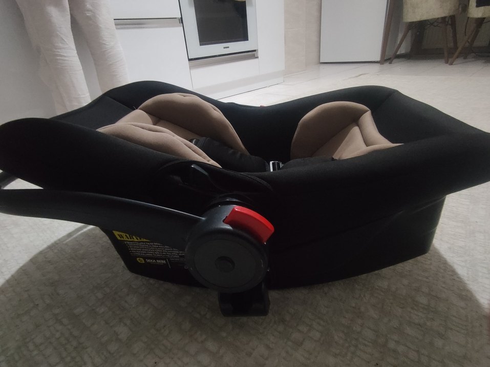 Koyu Kahverengi Bebek Oto Koltuğu - Görsel 2