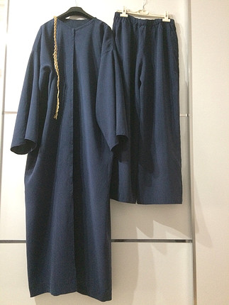 Abaya pantolon ikili takım 