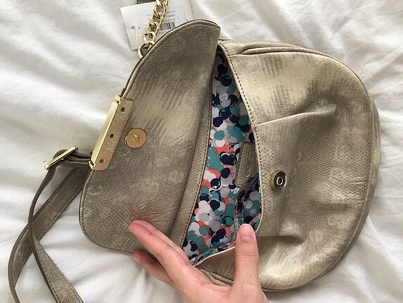  Beden camel Renk Nine West Çanta