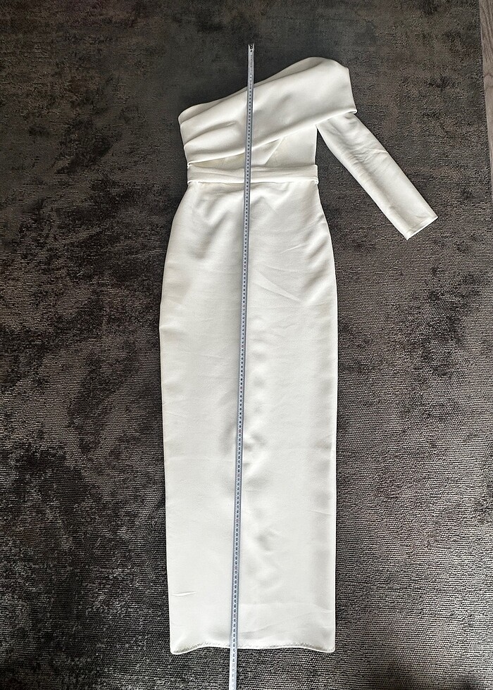 Keikei tek kol söz nişan elbisesi - Görsel 4