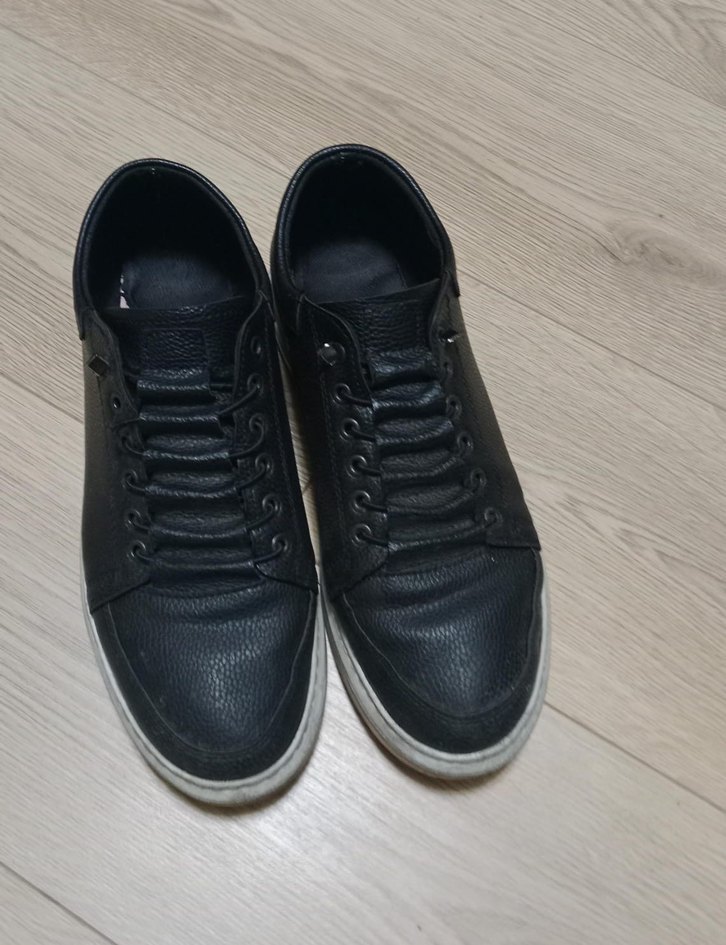 Siyah Bağcıklı Erkek Spor Ayakkabı - Görsel 2