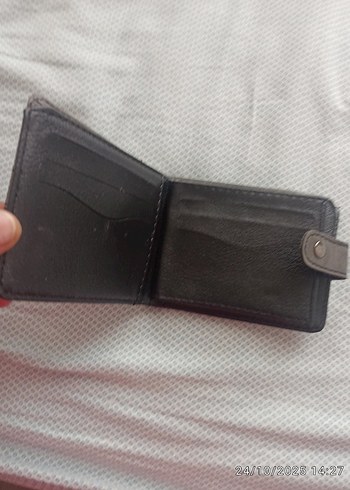 Gri Minimalist Erkek Cüzdan - Görsel 2