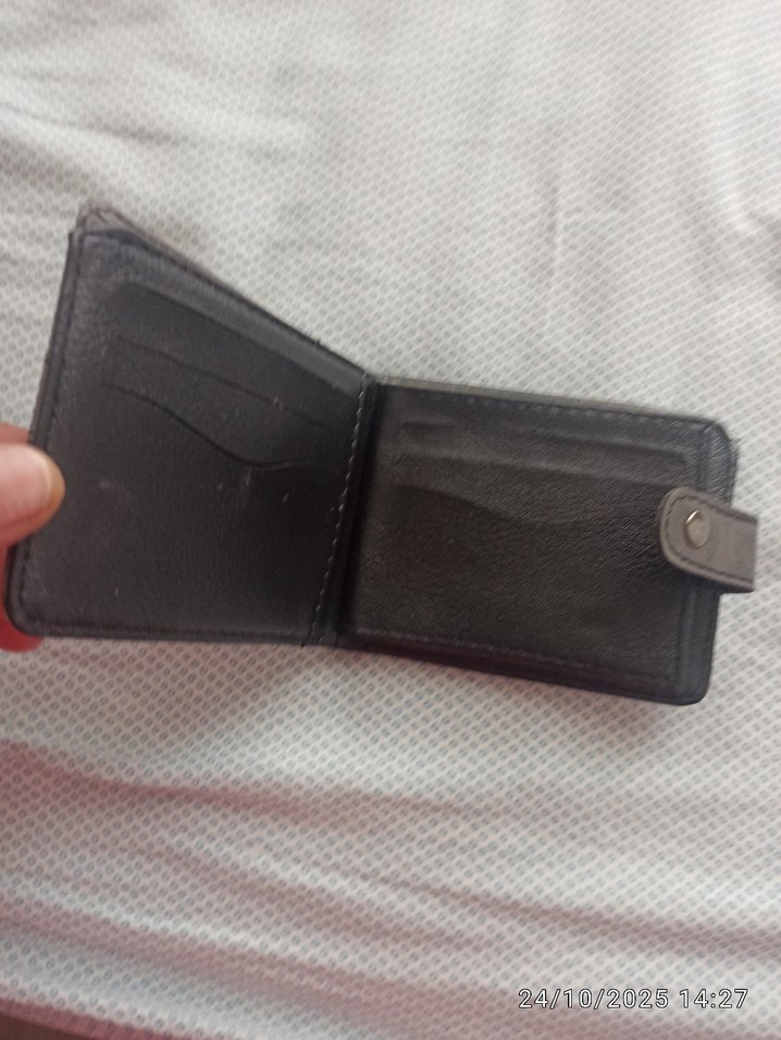 Gri Minimalist Erkek Cüzdan - Görsel 2