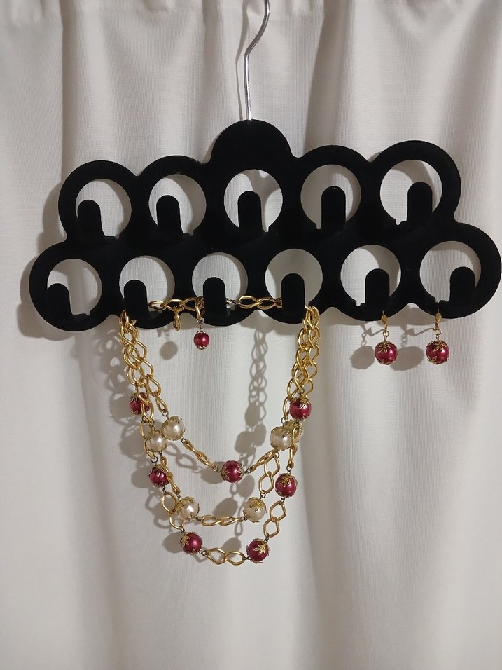 Uzun Zincir Detaylı Altın Renkli Bohem Kolye - Görsel 2