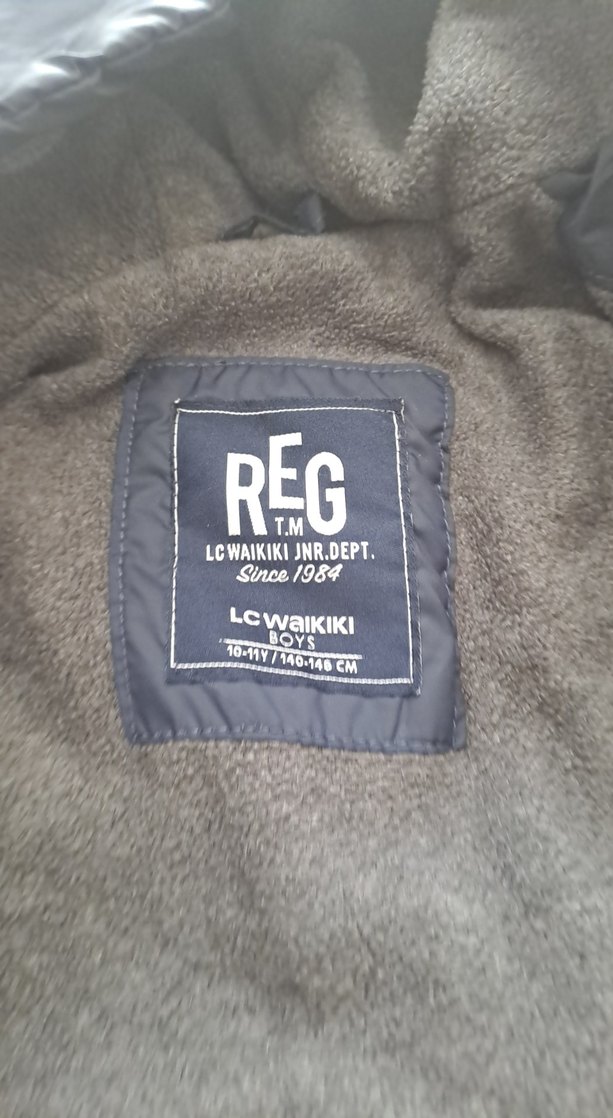 Lacivert Erkek Çocuk Kapüşonlu Kaban - Görsel 4