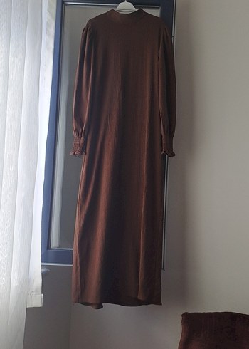 Diger Kahverengi Uzun Elbise