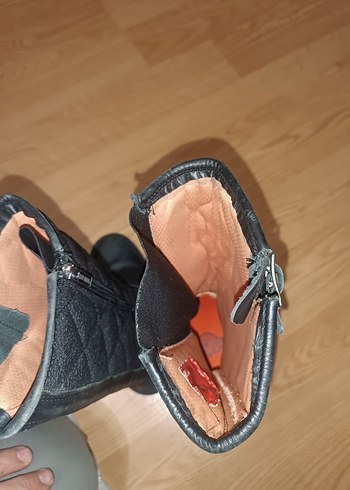 Siyah Tokalı Çocuk Biker Dizüstü Bot - Görsel 4